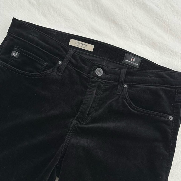 AG Jeans Velvet Low Rise Skinny Jeans - Picture 8 of 8